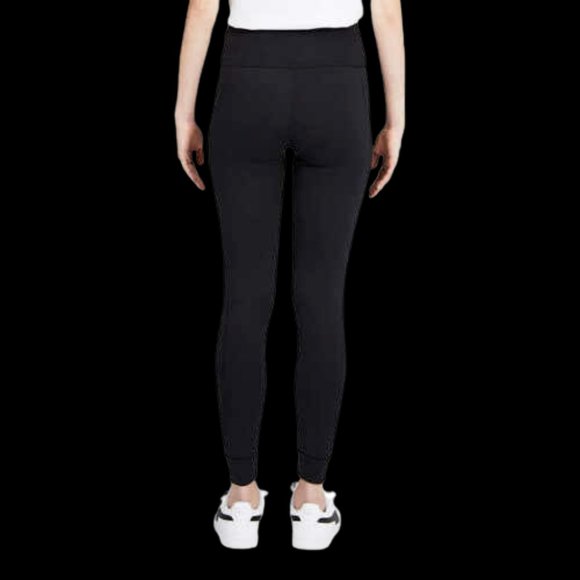 PUMA Womens Midweight Drawstring Jogger Leggings Side Pocket Black - Picture 7 of 9